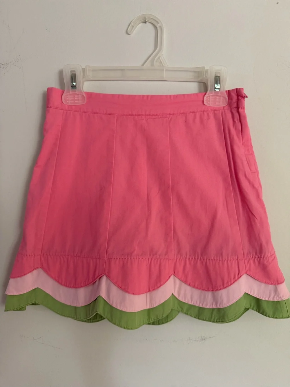 Gymboree Tulip Garden Scalloped Tiered Skirt Skort Girls 7
